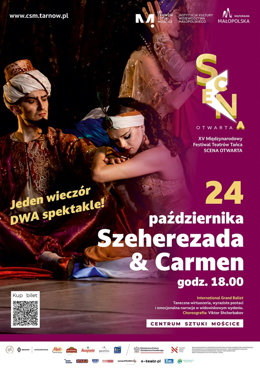 Scena Otwarta 2026. Spektakle "Szeherezada" i "Carmen" - International Grand Ballet